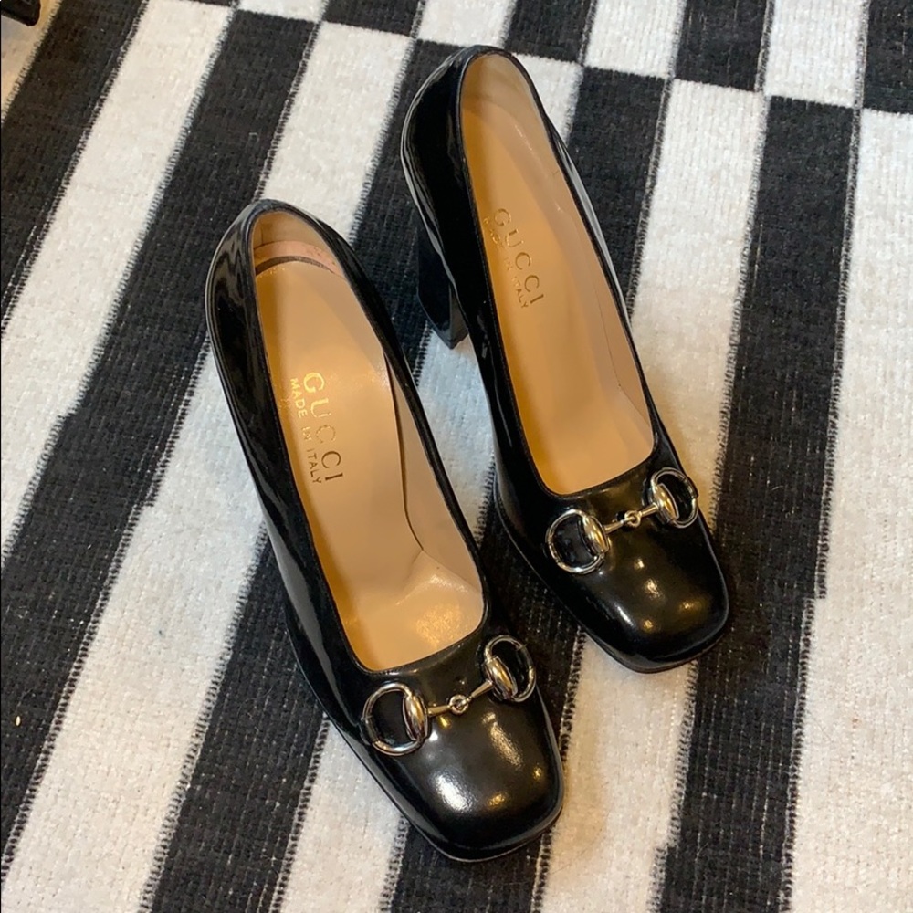 Gucci Block Heel Pump